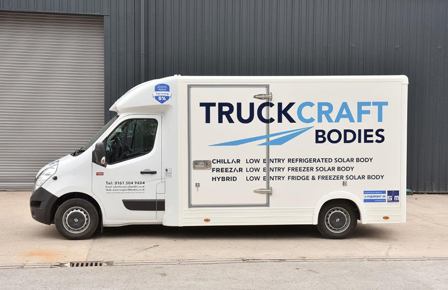 Truckcraft Bodies Van with TRAILAR technology